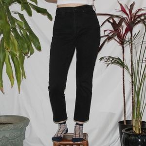 Everlane 90's Cheeky Straight Jean - Black